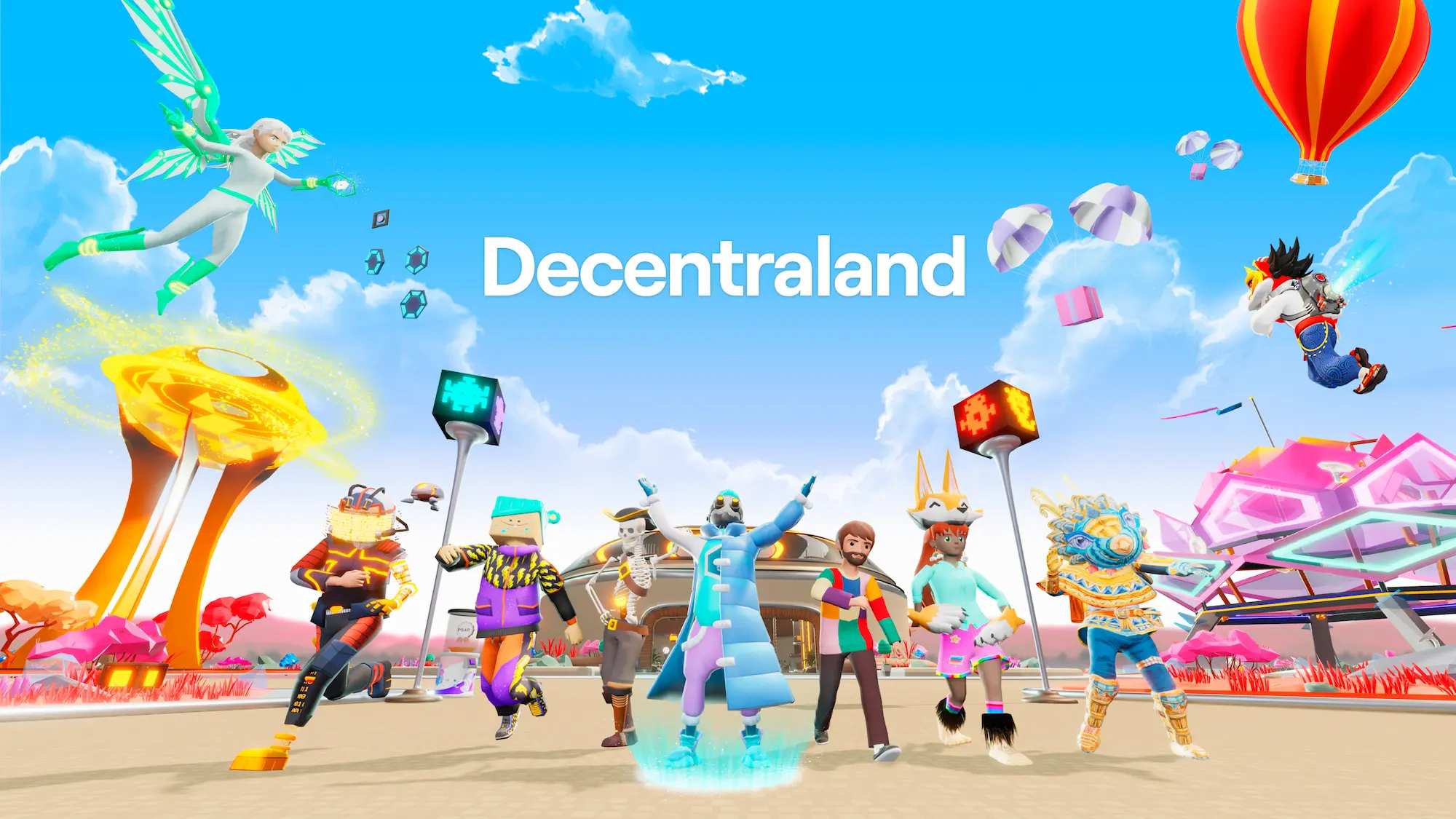 Entdecken Sie Decentraland: Eine Blockchain-basierte virtuelle Welt