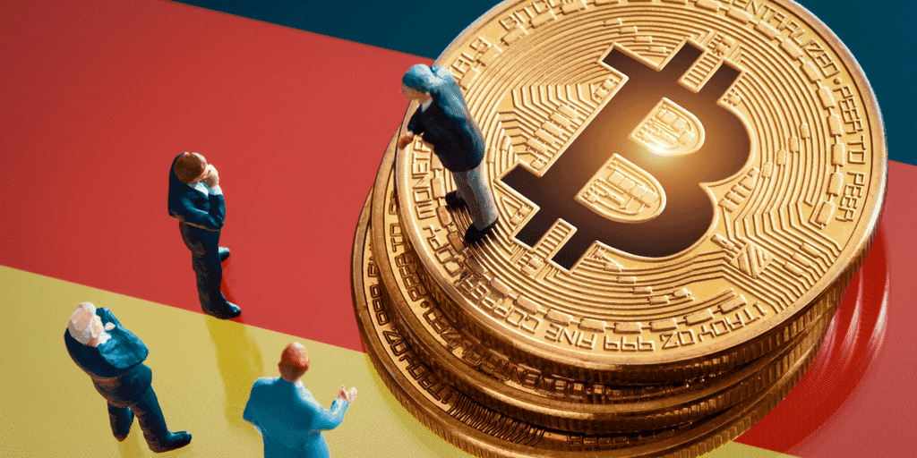 Germany's Remaining Bitcoin Holdings Dip Below $1 Billion