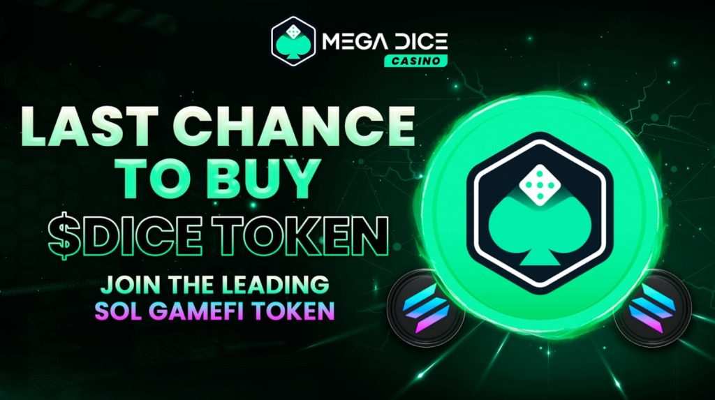 Get in Now! SOL GameFi Pre-Sale Ending Soon. Get Your Mega Dice Before Prices Rise!