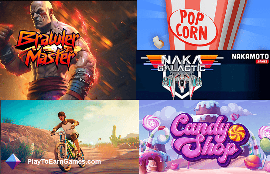 Die neuesten Web3-Juwelen von Nakamoto Games: Action, Abenteuer und Einnahmen erwarten Sie in „Brawler Master“, „Popcorn Pepper“, „Naka Galactic“, „Candy Shop“ und „Cycle Stunts“