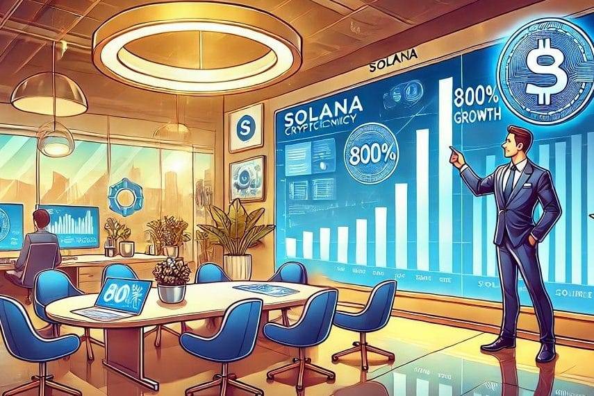 Solana (SOL) Skyrockets by 800%, Outshining Bitcoin & Ethereum; Stakes Hit $50B