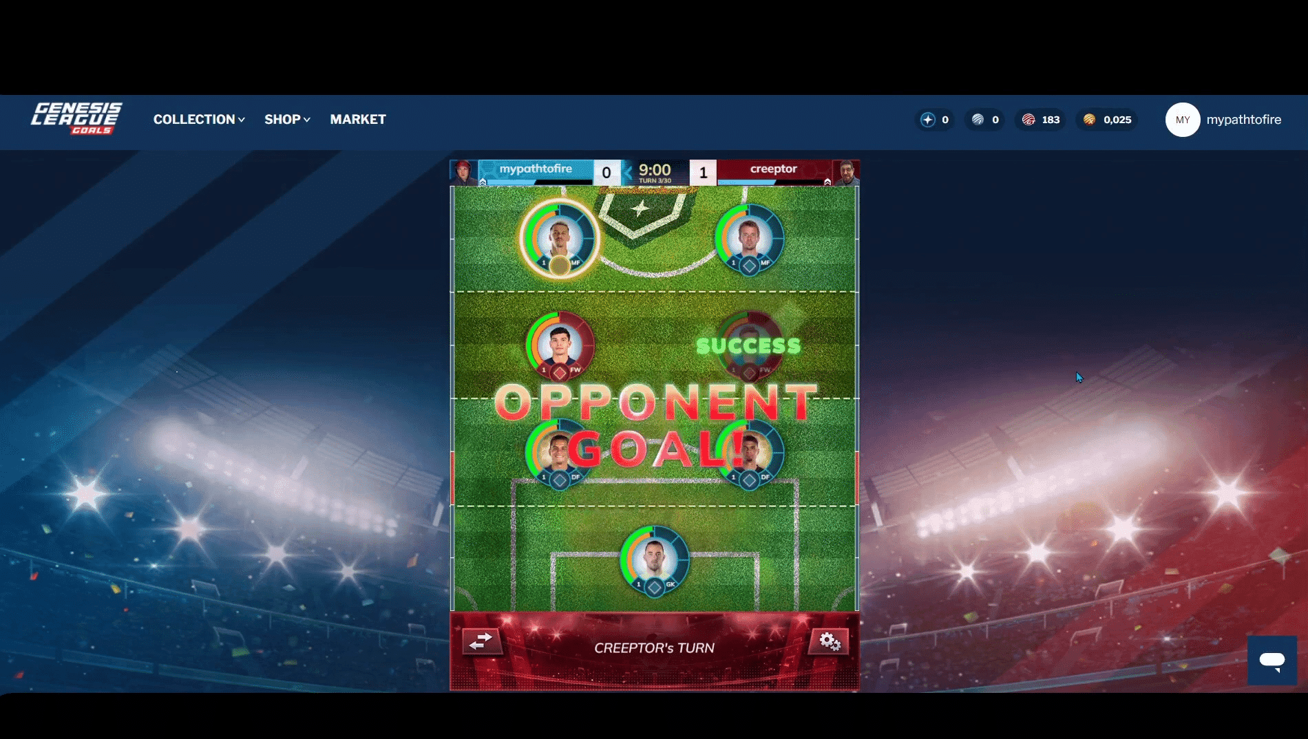 Genesis League Goals bietet ein offizielles Portal zum Sammeln, Wettkämpfen und Verdienen durch lizenzierte digitale Sammelkarten mit Major Soccer.