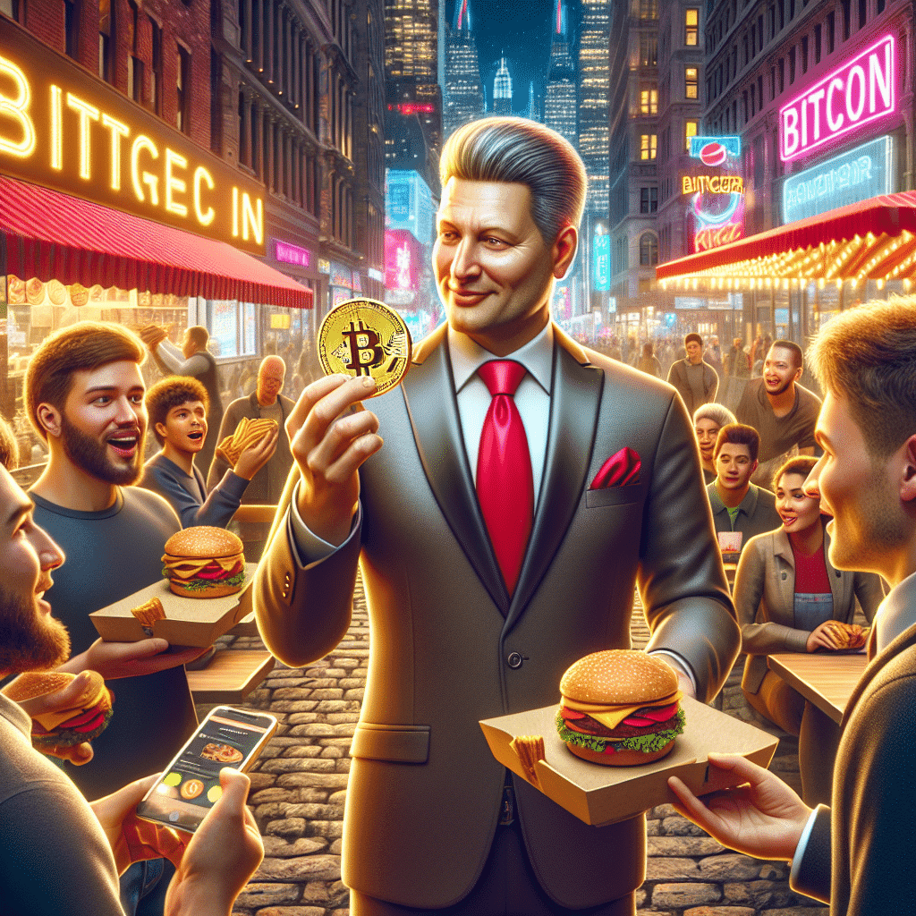 Former President Trump Shocks NYC, Pays for Burgers with Bitcoin