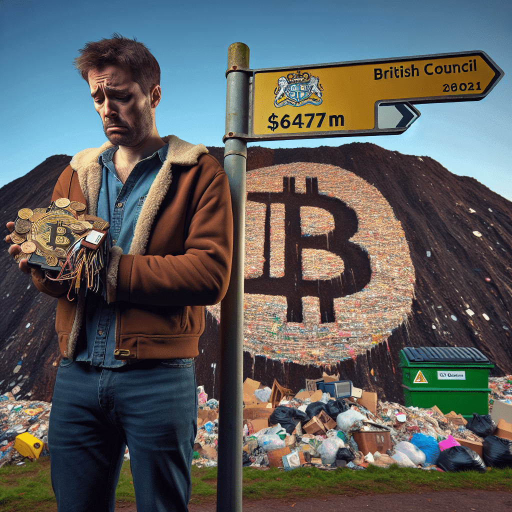 Man sues British council for $647M over lost Bitcoin in landfill