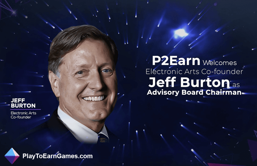 P2Earn Inc Web3 stellt Jeff Burton ein