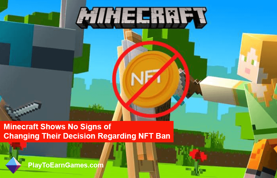 Minecraft wird das NFT-Verbot nicht überdenken