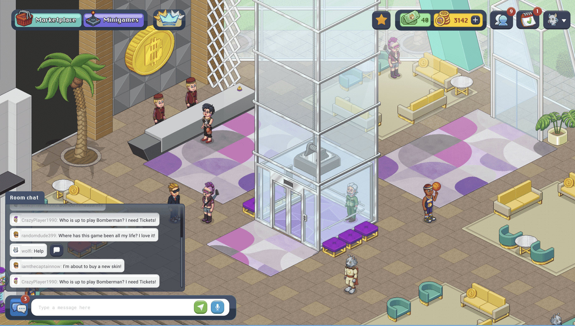 Bit Hotel ist ein Online-NFT-Spiel im Ferrum-Netzwerk mit einer sozialen Dynamik, bei der Spieler NFT-Gegenstände sammeln, um Belohnungen zu verdienen.